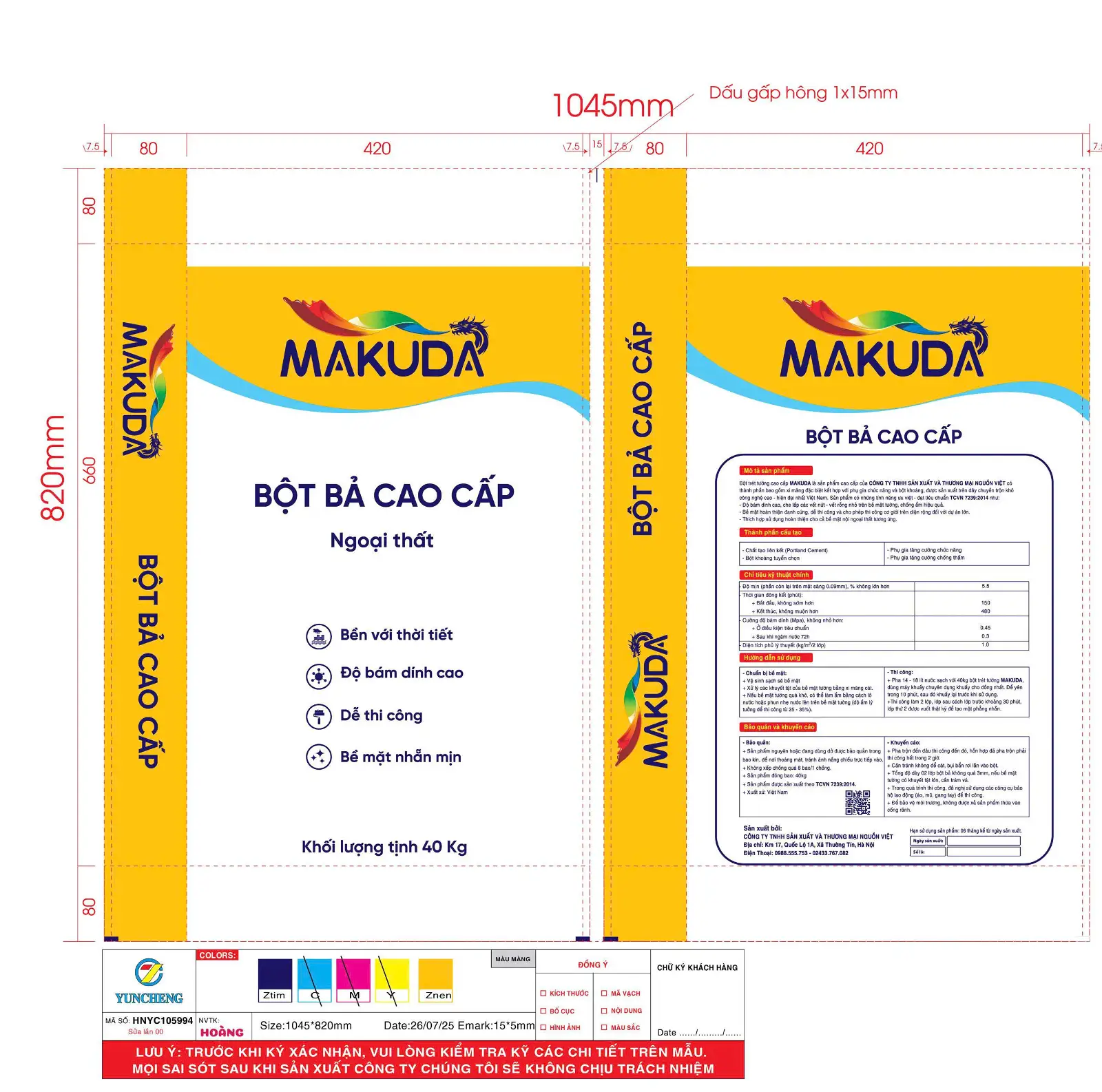 BỘT BẢ NGOẠI THẤT BB02/40 KG